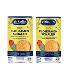 2xPack Zirkulin Organic Psyllium Husks with High Fiber - 400 g