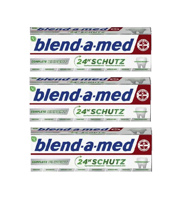 3xPack Blend-a-Med Complete Protect Expert Deep Cleansing Toothpaste - 225 ml