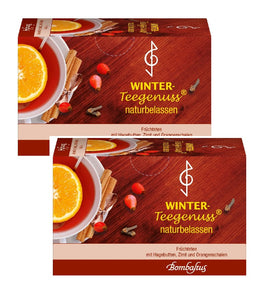 2xPack Bombastus Winter Tea Peasure ® Rosehip, Cinnamon, Orange