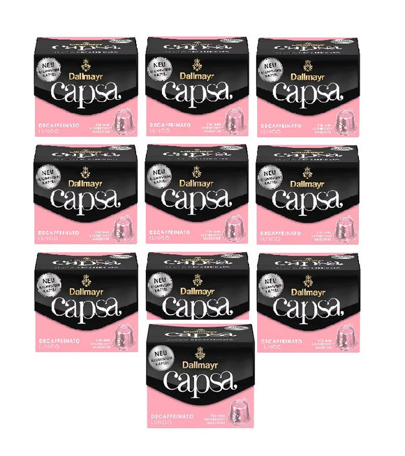 DALLMAYR Capsa Decaffeinated Lungo Coffee Capsules - 100 Pcs