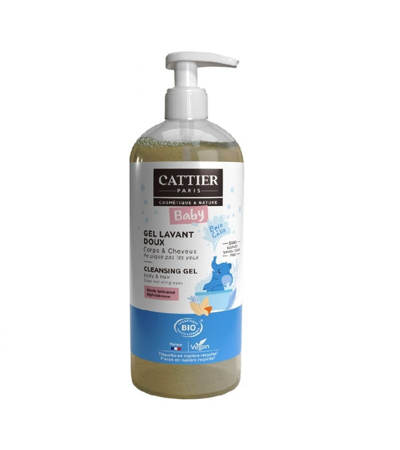 Cattier Baby Organic Mild Wash Gel - 500 ml