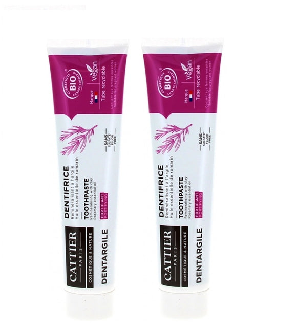 2xPack Cattier Dentargile Strengthening Organic Toothpaste - 150 ml