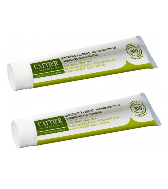 2xPack Cattier Dentargile Anti-Plaque Toothpastes - 150 ml