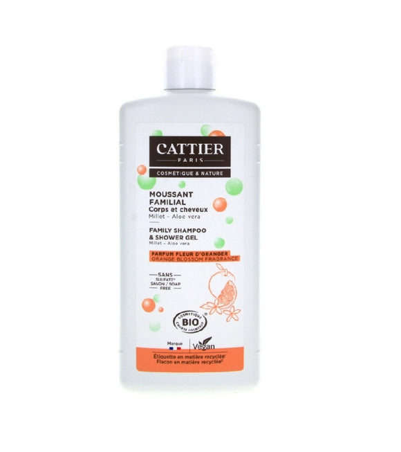 Cattier Organic Orange Blossom Family Shower Gel - 500 ml