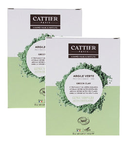 2xPack Cattie Ultra-Ventilated Green Clay - 500 g