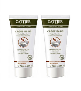 2xPack Cattier Organic Ultra-Nourishing Hand Cream - 150 ml