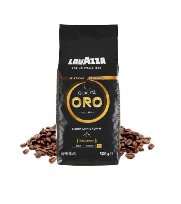 LAVAZZA Oro Gold Mountain Grown Quality Coffee Whole Beans - 500 or 1000 g