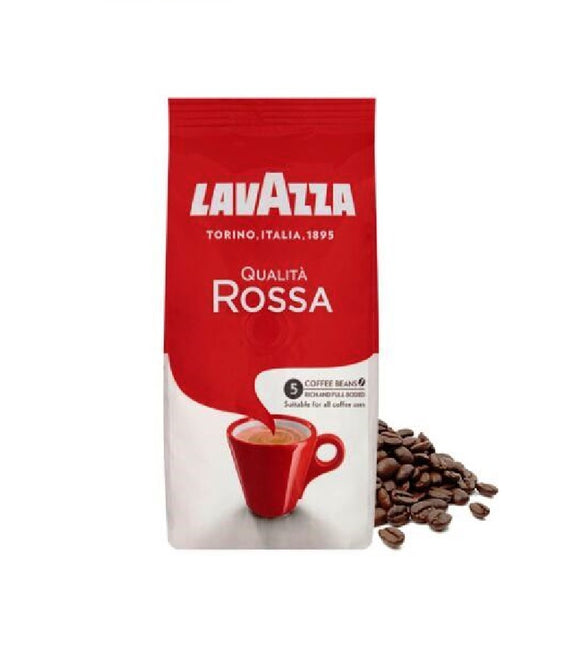 LAVAZZA Rossa Quality Coffee Whole Beans - 500 or 1000 g
