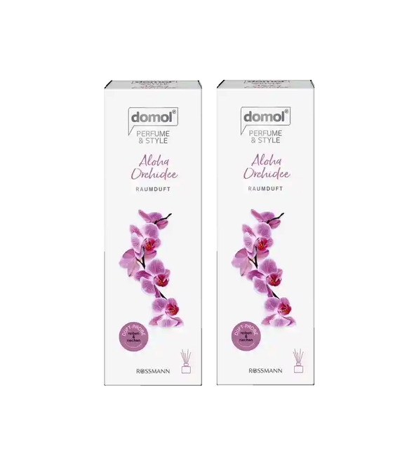 2xPack Domol Perfume & Style Room Fragrance Aloha Orchid - 100 ml