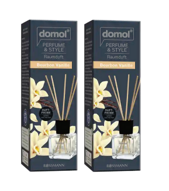 2xPack Domol Perfume & Style Room Fragrance Bourbon Vanilla - 200 ml