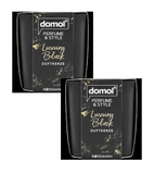 2xPack Domol Perfume & Style Luxury Black Scented Candles - 250 g