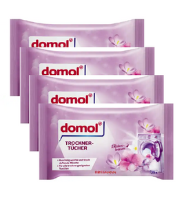 4xPack Domol Blossom Dream Dryer Sheets - 100 Pcs