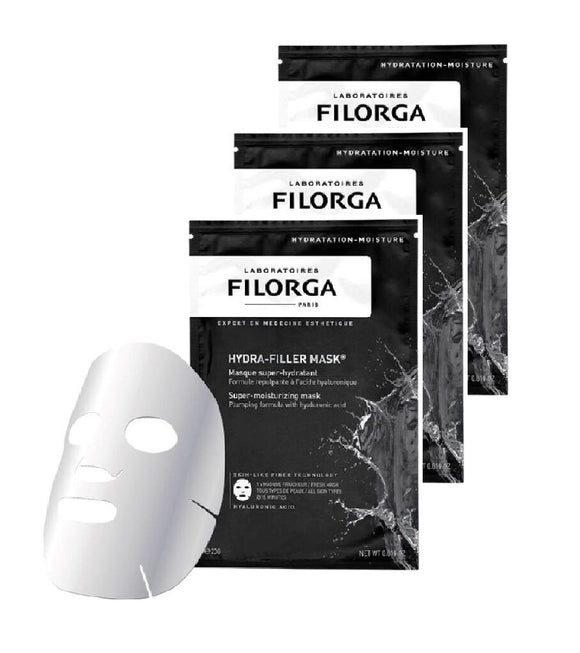 3xPack Filorga HYDRA-FILLER MASK Moisturizing Smoothing effect Masks