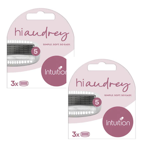 2xPack WILKINSON Sword Intuition hiAUDREY Razor Blades - 6 Pcs