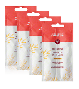 4xPack Hildegard Braukmann Essentials Vitamin Lift Effect Masks