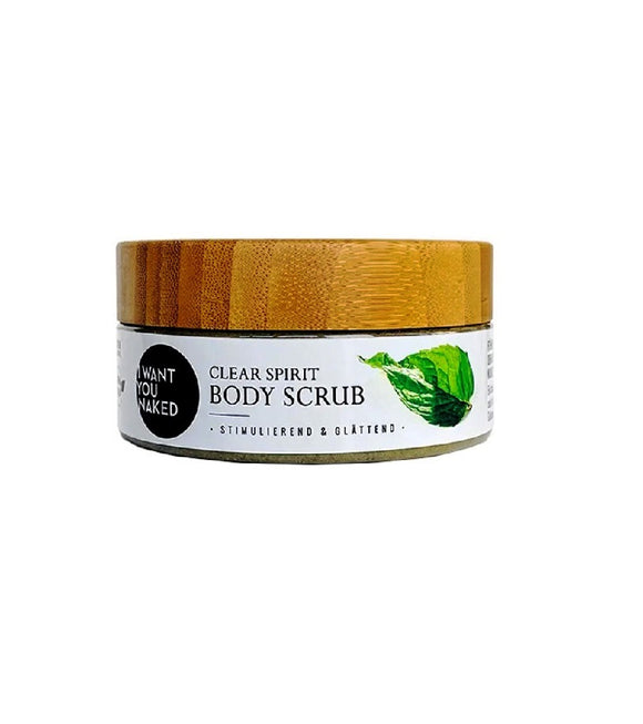 I Want You Naked Clear Spirit Mint & Avocado Oil Body Scrub - 200 ml