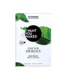 I Want You Naked For Heroes Mint & Poppy Bath Soap - 100 g