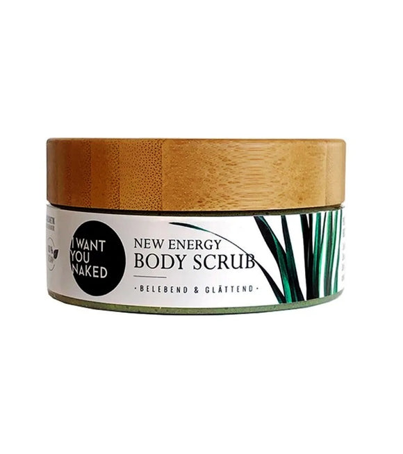 I Want You Naked New Energy Lemongrass & Aloe Vera Body Scrub - 200 ml