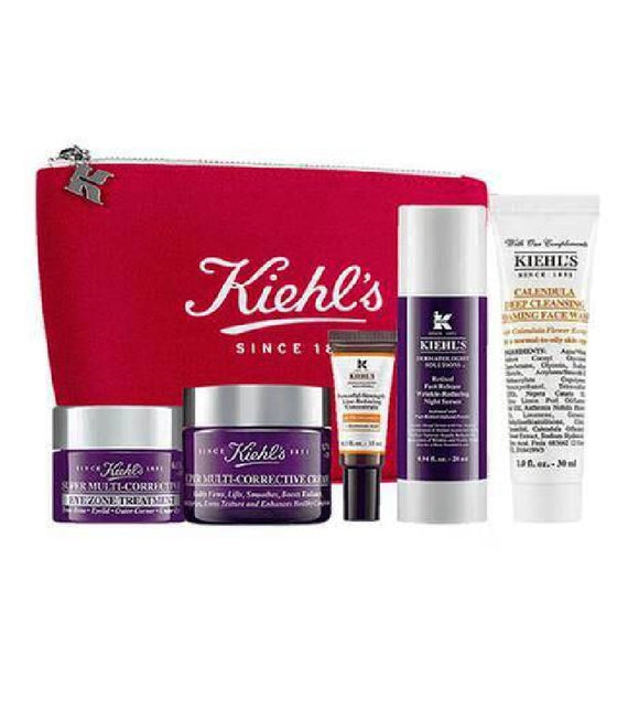 KIEHL'S Anti-Aging-Routine Facial Care Gift Set