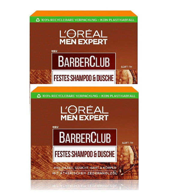 2xPack L'Oréal Men Expert Barber Club Solid Shampoo - 160 g
