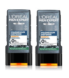 2xPack L'Oréal Men Expert Magnesium Defense Sensitive 0% Alcohol Shower Gel - 500 ml