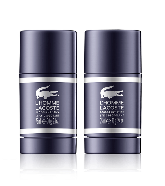 2xPack Lacoste L' Homme Deodorant Stick - 150 ml