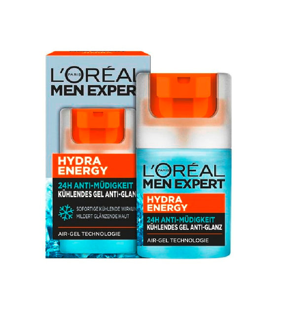 2xPack L'Oréal Men Expert Hydra Energy Cooling Moisturizing Face Gel - 100 ml