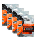 4xPack L'Oréal Men Expert Hydra Energy Sheet Face Masks