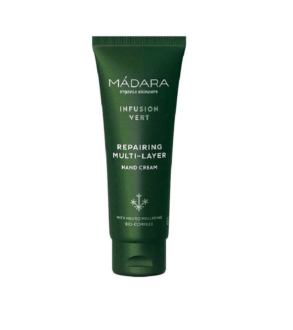 Madara Organic Skincare Infusion Vert Repairing Multi-Layer Hand Cream - 75 ml