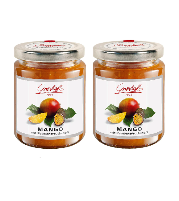 2xPack Grashoff Mango Passion Fruit Jam Spread - 500 g