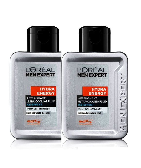 2xPack L'Oréal Men Expert Hydra Energy Ice Effect After Shave Gel - 200 ml