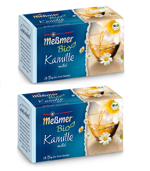 2xPack Meßmer Organic Chamomile Tea Bags - 36 Pcs