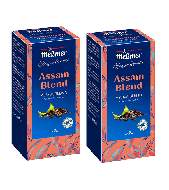2xPack Meßmer Classic Moments Assam Blend Black Tea Bags - 50 Pcs