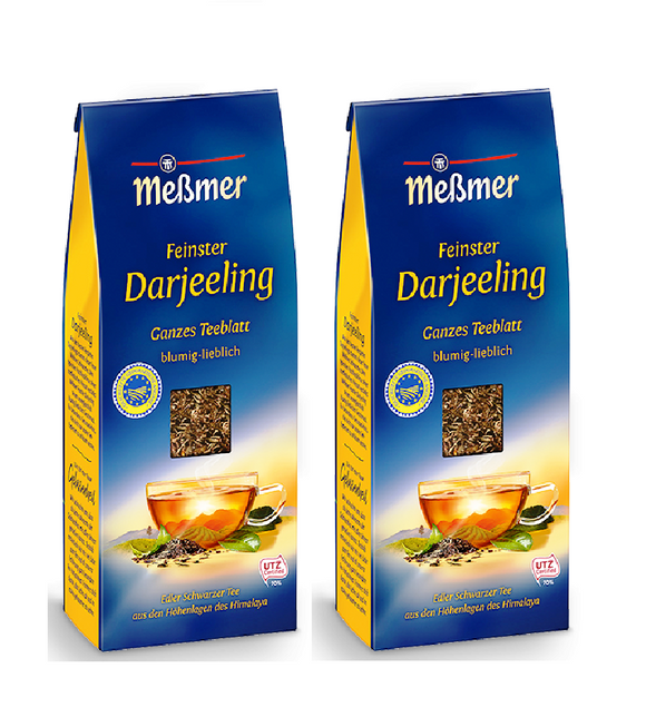 2xPack Meßmer Finest Black Darjeeling Loose Tea - 300 g