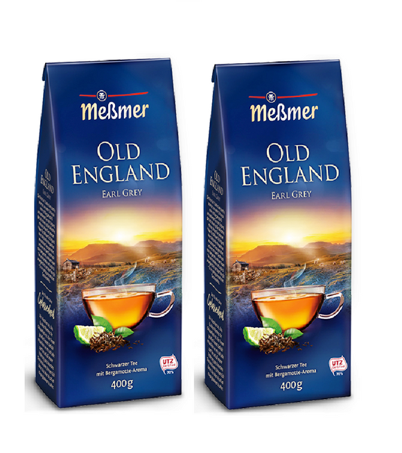 2xPack Meßmer Old England Earl Grey Black Tea with Bergamot Aroma Loose Tea - 800 g