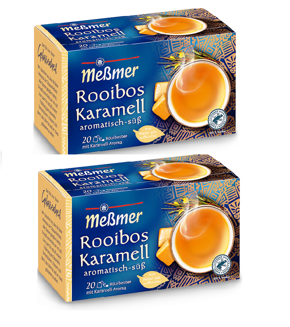 2xPack Meßmer Rooibos with Caramel Aroma Tea Bags - 40 Pcs