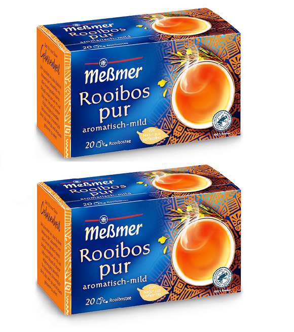 2xPack Meßmer Pure Rooibos Tea Bags - 40 Pcs
