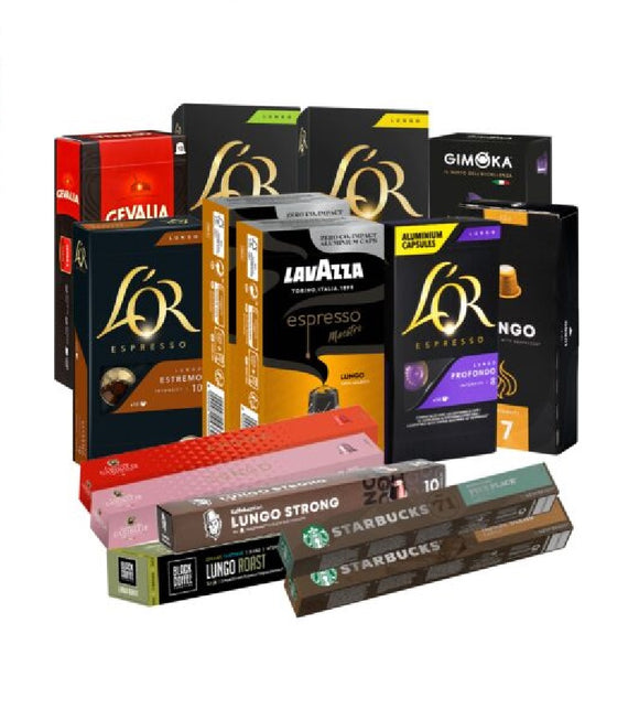Mix Bag Lungo Bestseller Capsule for Nespresso®Machines - 150 Capsues