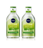 2xPack Nivea Urban Skin Detox Micellar Water 3-in-1 with Green Tea Extracts - 800 ml