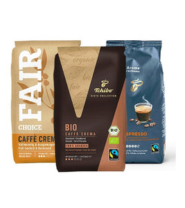 Tchibo "Green + Fair" Coffe Taste Set Whole Beans - 3 kg