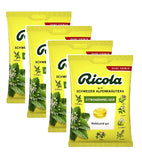 4xPack Ricola Lemon Balm Swiss Herbal Lozenges, Sugar-Free - 300 g