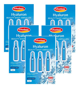 5xPack Schaebens Hyaluron Beauty Shots - 15 ml