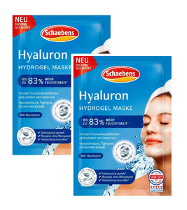 2xPack Schaebens Hyaluron Hydrogel Masks