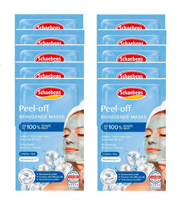 10xPack Schaebens Peel-off Masks - 150 ml