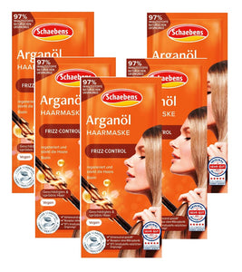 5xPack Schaebens Argan Oil Hair Masks - 100 ml