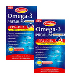 2xPack Schaebens Omega-3 Premium + Vitamin E Capsules - 158 g