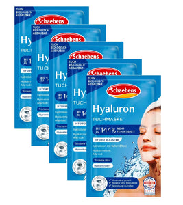 5xPack Schaebens Hyaluron Sheet Masks