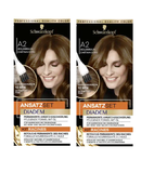 2xPack Schwarzkopf Ansatzset Permanent Hair Color Sets - 5 SHADES - 90 ml