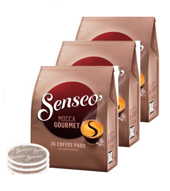 3xPack SENSEO Coffee Pads - Mocca Gourmet - 108 Pads