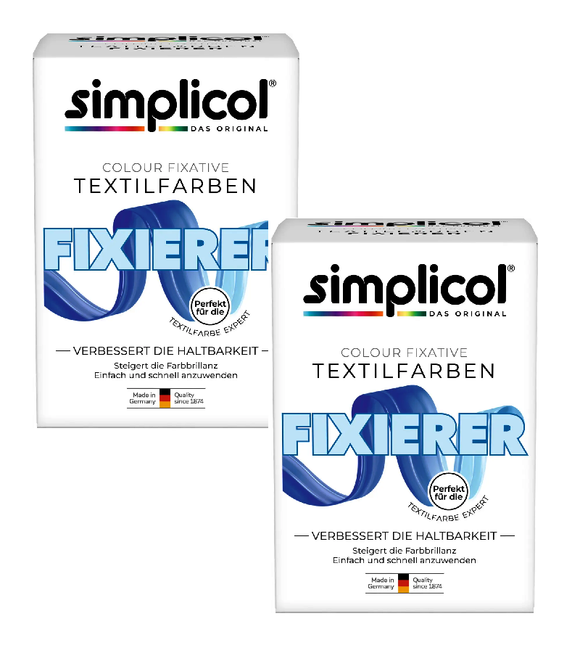 2xPack Simplicol Textile Dye Fixer - 180 ml